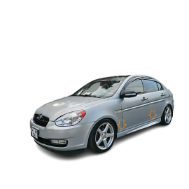 Hyundai Era (2006 - 2012) Marşpiyel Seti (Plastik)